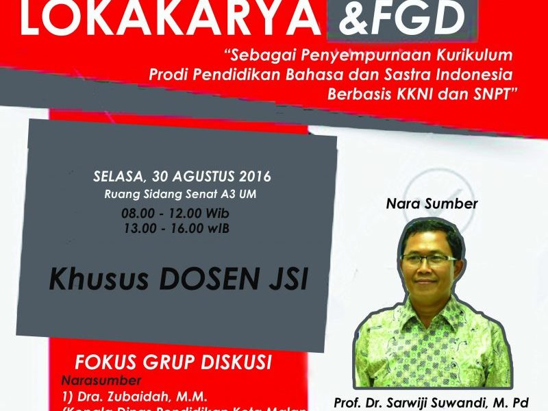 KULIAH TAMU DAN FOCUS GROUP DISCUSSION (FGD) PS-PBSID