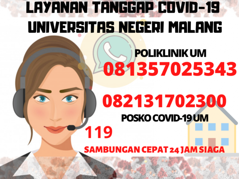HOTLINE COVID-19 UNIVERSITAS NEGERI MALANG (UM)