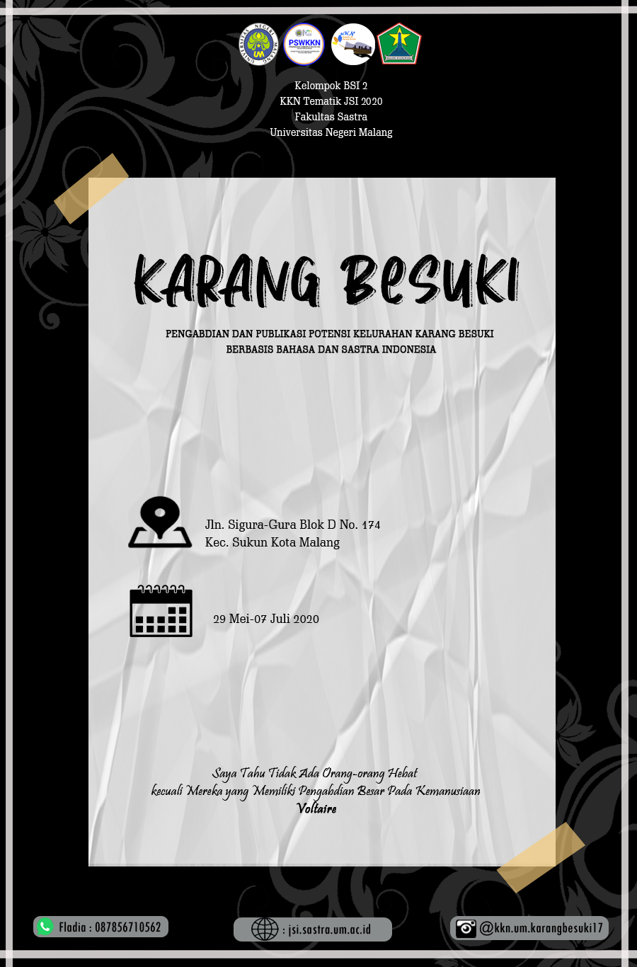 Poster Kelompok 2 PS-BSI JSI FS UM