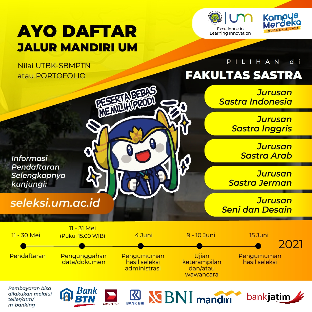 Jalur Mandiri UM 2021